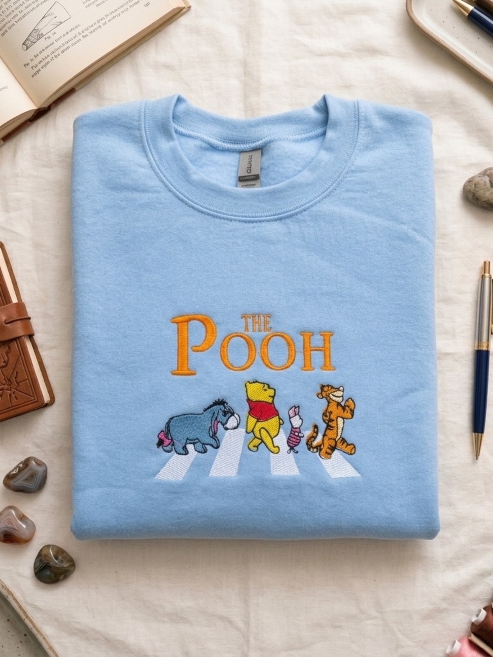Pooh Sweater - Embroidered